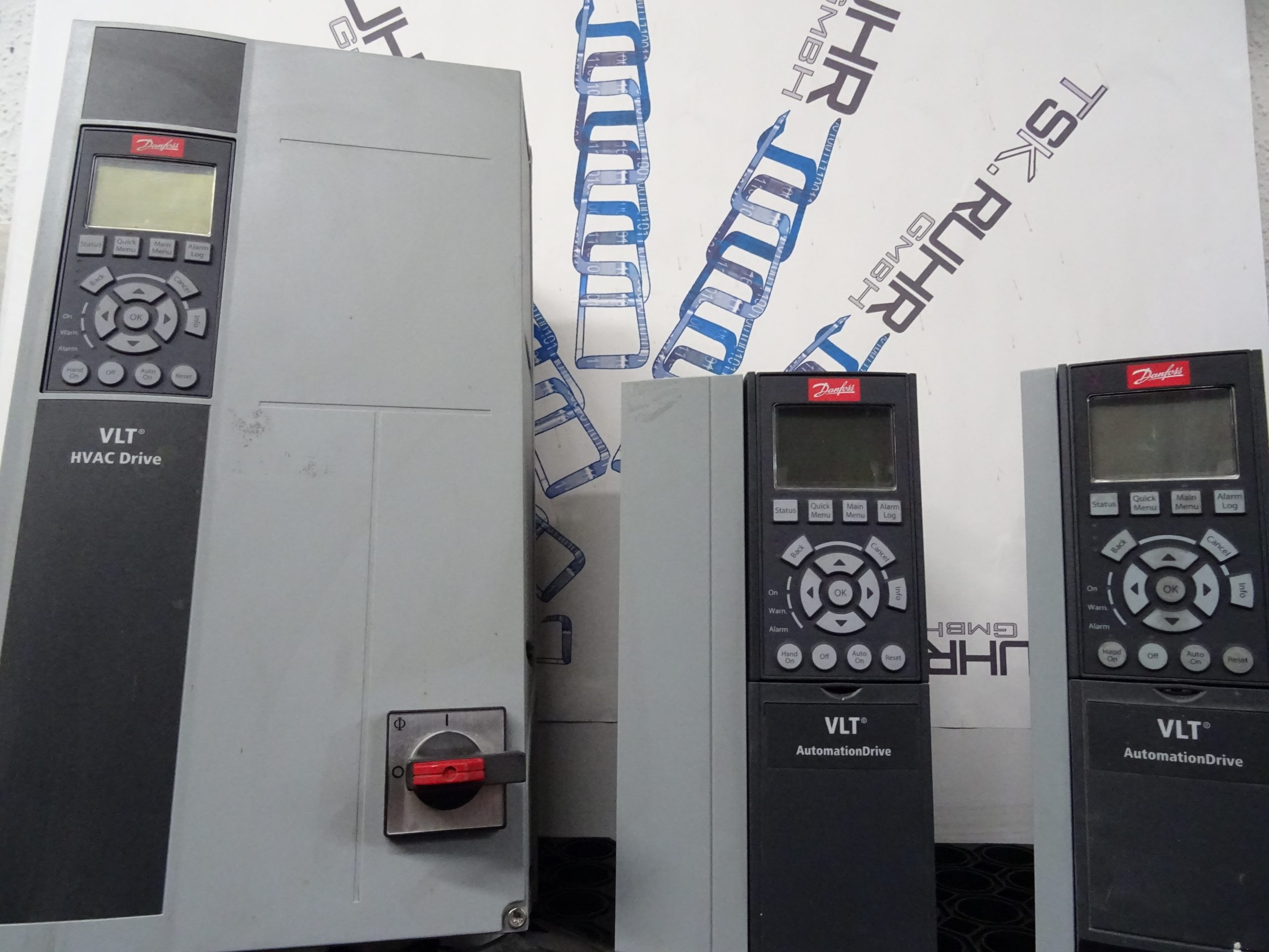 Danfoss-VLT-Umrichter verschiedener Baugrößen